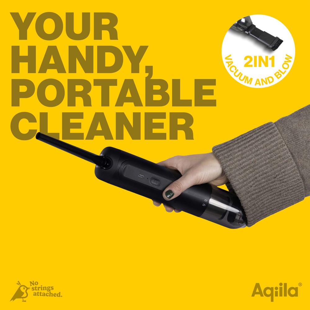 Aqiila Airbird VB1 mini stofzuiger en blazer