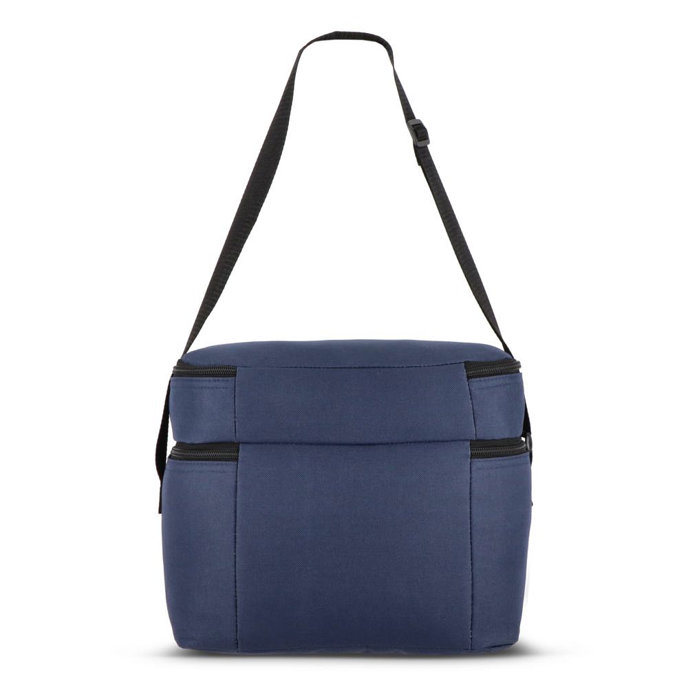 R-PET 600D koeltas met dubbele compartimenten, 30 x 20 x 24 cm, 12L