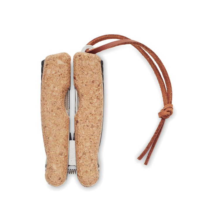 PLIERKORK - Multitool zakmes kurk groot