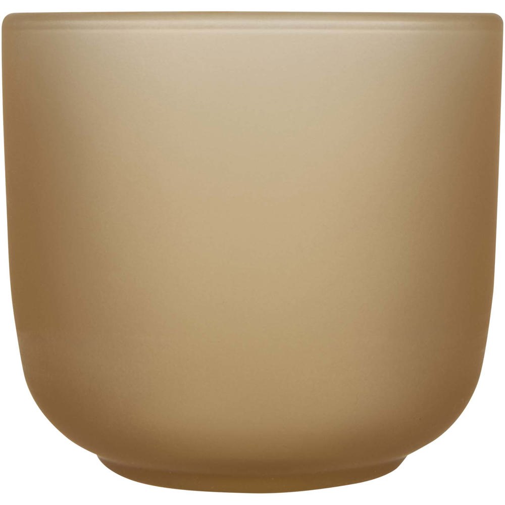 Male houten serveerblad en glazen bekerset - matte afwerking