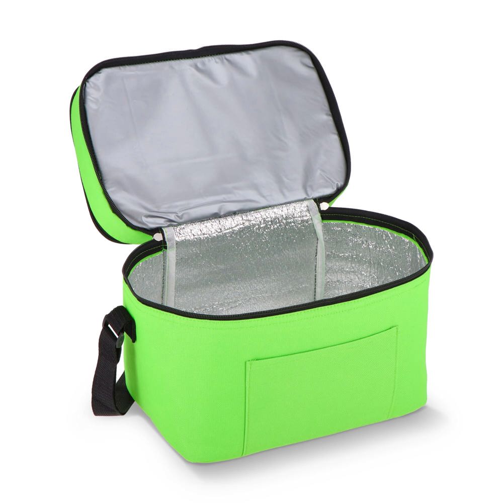 R-PET 600D koeltas met dubbele compartimenten, 30 x 20 x 24 cm, 12L