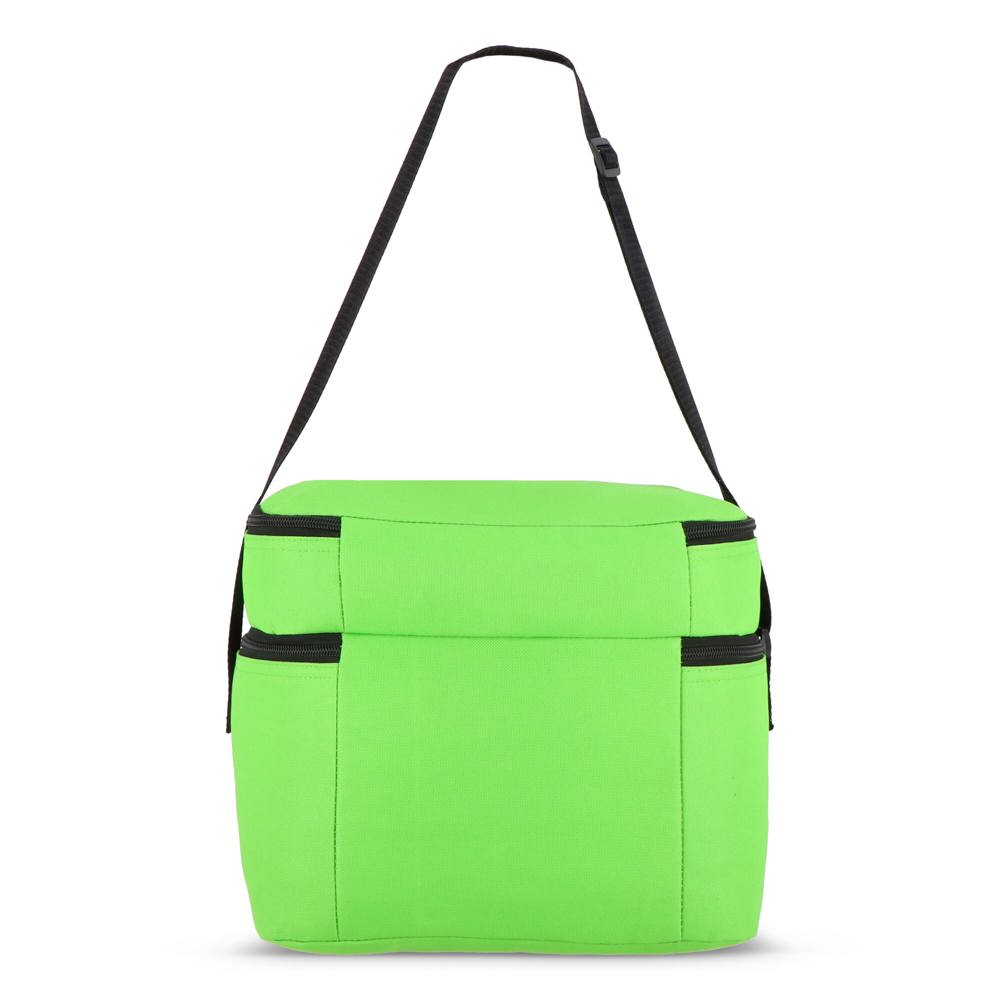 R-PET 600D koeltas met dubbele compartimenten, 30 x 20 x 24 cm, 12L
