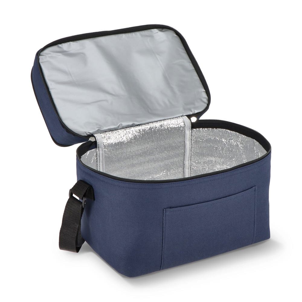 R-PET 600D koeltas met dubbele compartimenten, 30 x 20 x 24 cm, 12L