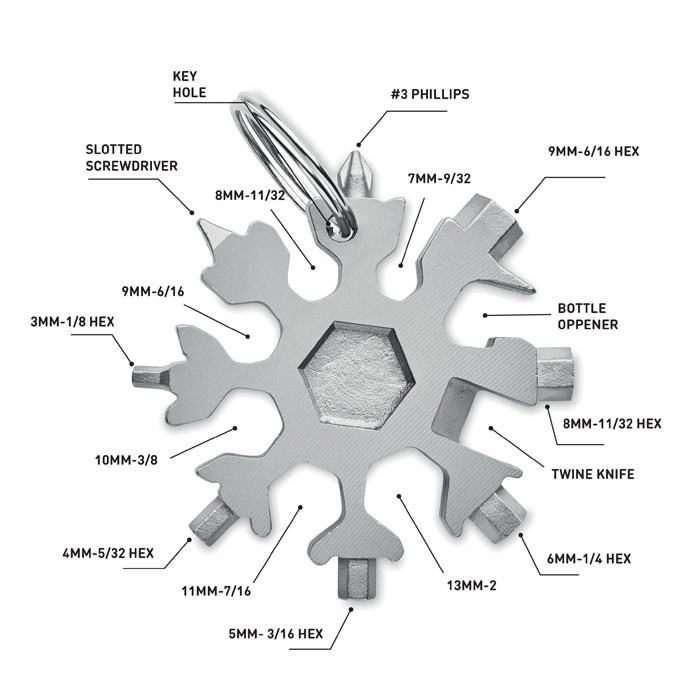 FLOQUET - Roestvrij stalen multi-tool