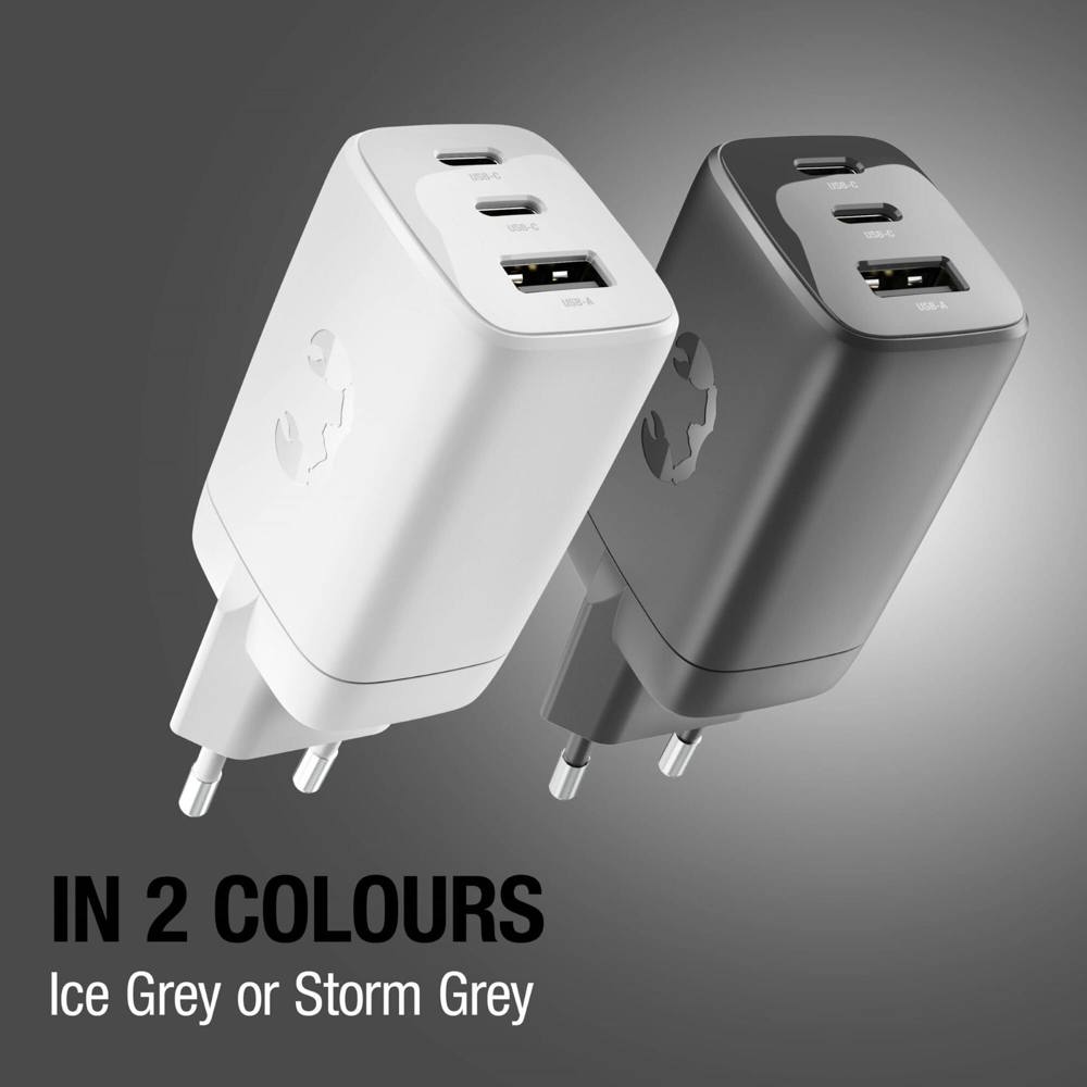 Fresh 'n Rebel 67W Laptop Snellader GaN USB-C &amp; USB-A